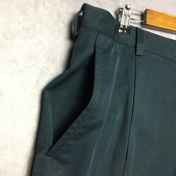 Nike Mens Golf Shorts size 36 Dark Blue Pleated Front Pockets Polyester - Picture 8 of 10